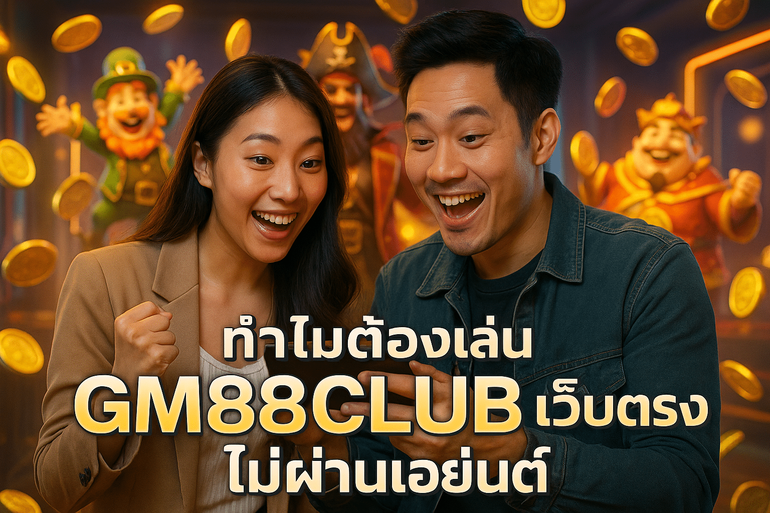 ทำไมต้องเล่น GM88CLUB เว็บตรง ไม่ผ่านเอเย่นต์