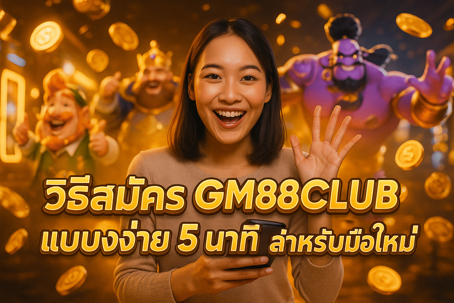 วิธีสมัคร GM88CLUB แบบง่าย 5 นาที สำหรับมือใหม่