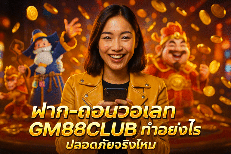 ฝาก-ถอนวอเลท GM88CLUB ทำอย่างไร ปลอดภัยจริงไหม