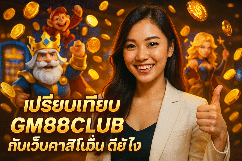 เปรียบเทียบ GM88CLUB กับเว็บคาสิโนอื่น ดียังไง